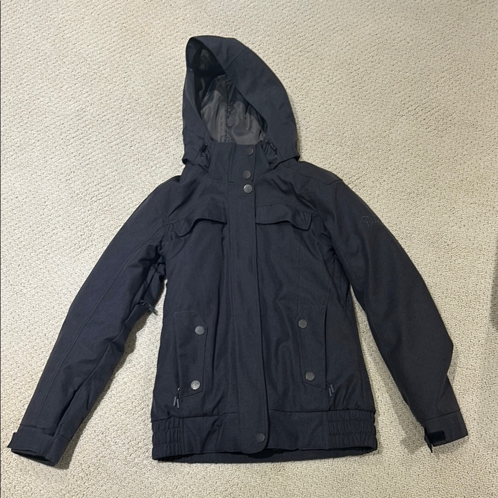 Dark grey ski jacket